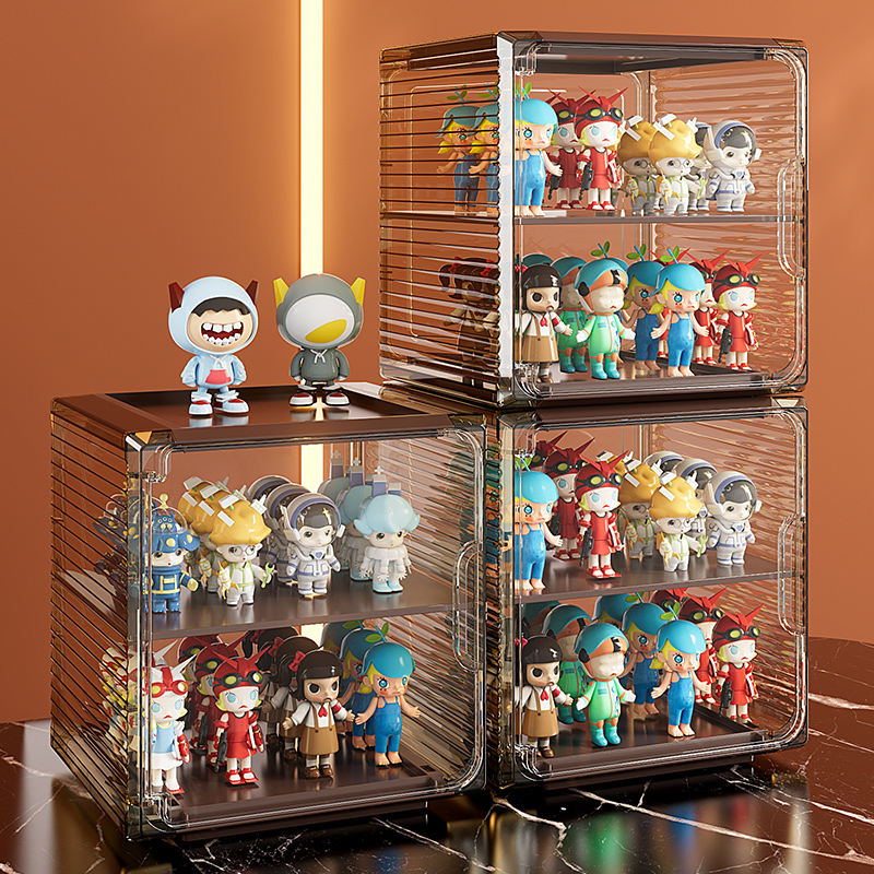 Transparent dustproof figure Lego toy display stand