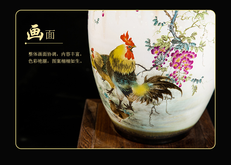 The Master of jingdezhen hand - made Chinese pottery and porcelain vases, the sitting room porch rural style decorative frame imitation antique furnishing articles