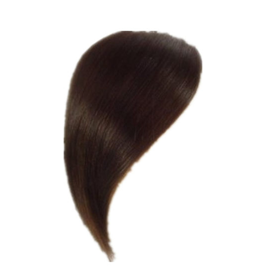 Real Hair Bangs, Extended Bangs, Voluminous Face-Shaping Side-Swept Bangs for Women, Thickened Hand-Woven Invisible Seamless Fake Bangs