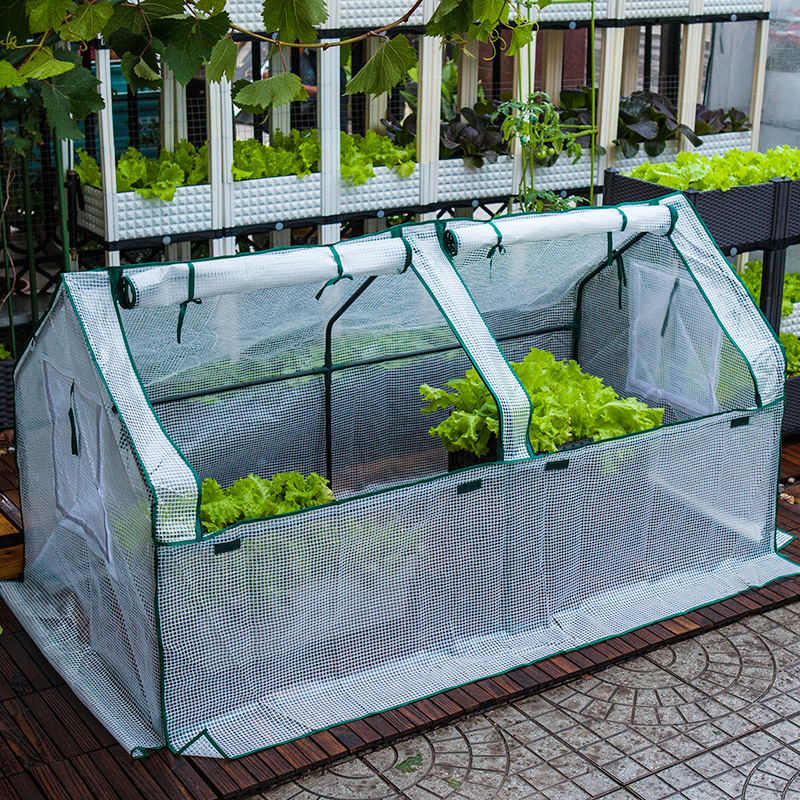 Household greenhouse Greenhouse Garden greenhouse box Balcony Small mini greenhouse Succulents flower rack Greenhouse greenhouse