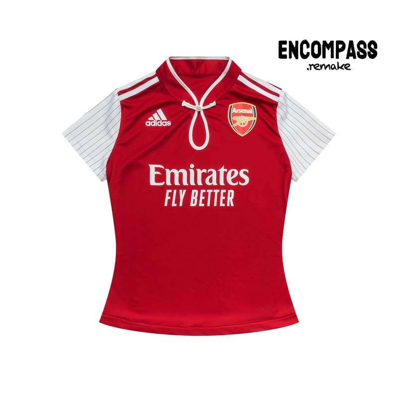 Adidas Remake Arsenal New Chinese-Style Jersey Outfit Jerseyfit Hot Girl T-Shirt Encompass Adidas Remake Arsenal New Chinese-Style Jersey Outfit Jerseyfit Hot Girl T-Shirt Encompass