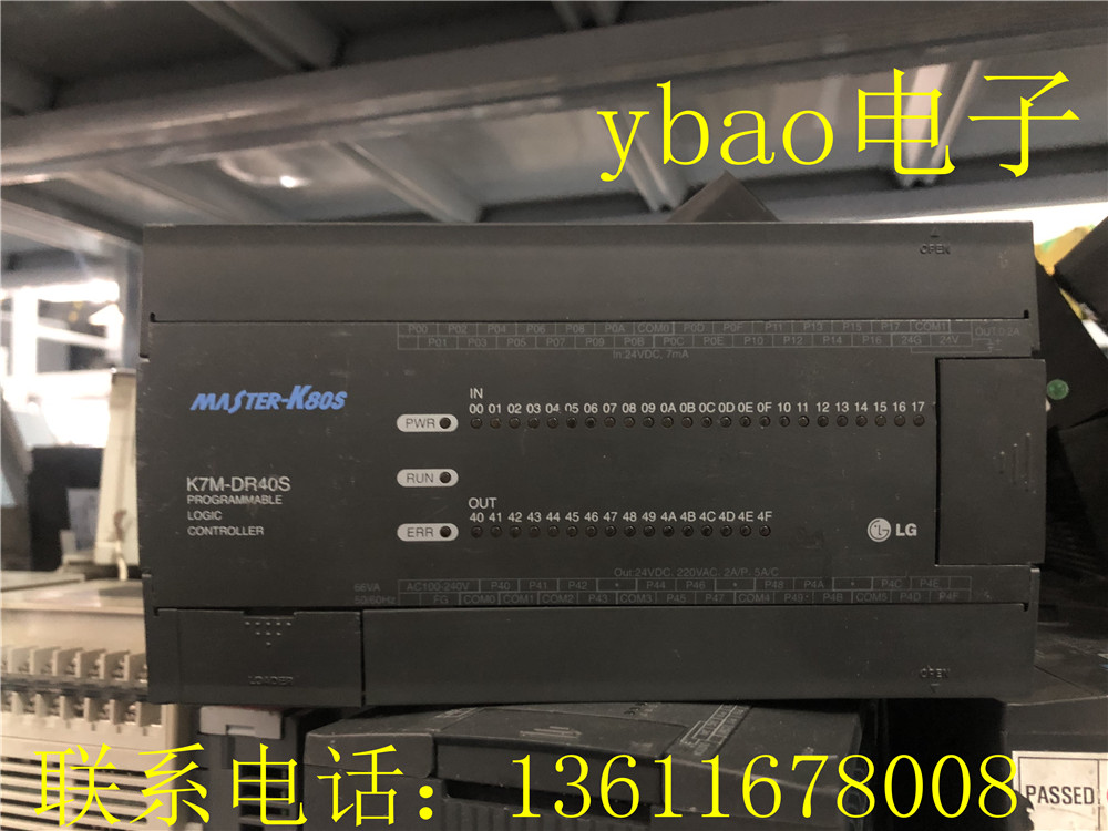 South Korean LG Demolition Machine PLC Program Design Controller K7M-DR40U Real Picture Shooting Test Bag Good