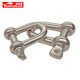 304 ສະແຕນເລດເຫຼັກກ້າ D-shaped shackle ມາດຕະຖານແຫ່ງຊາດຂະຫຍາຍ d-shaped shackle ຍົກການເຊື່ອມຕໍ່ U-shaped buckle chain fast link bow type