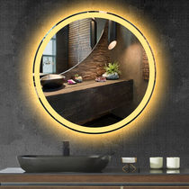 LED light mirror bathroom mirror Wall Wall with lamp vanity mirror toilet mirror round bathroom mirror smart mirror round mirror