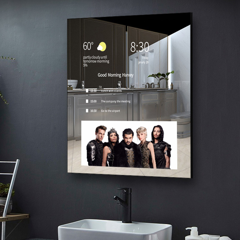 Smart home Smart bathroom mirror Powder room smart mirror Waterproof touch screen wifi network Smart magic mirror