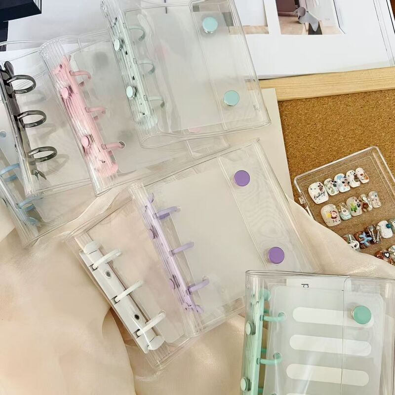 Cute Little Storage Book for Displaying Wearable Nail Art, Sticky Fake Nail Pieces, Loose-Leaf Notebook, High-End Mini Portable