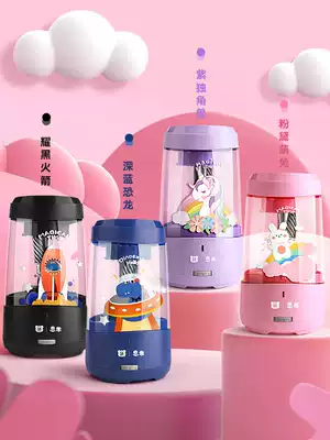 Enmi electric pencil sharpener automatic pencil sharpener primary school students use pencil sharpener charging pencil sharpener big triangle thick pole hole pencil pencil sharpener pencil sharpener children's stationery