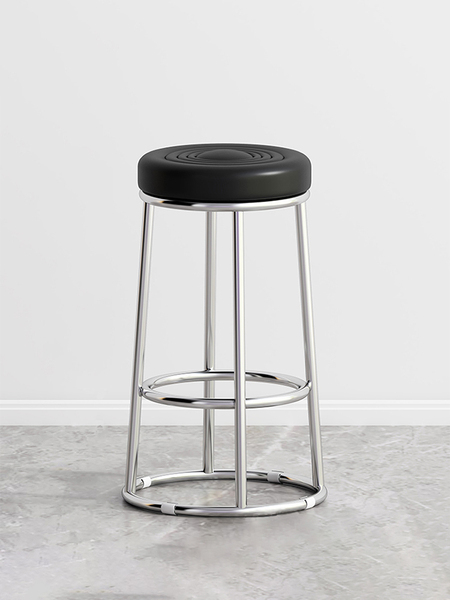 Accessible Luxury Bar Chair For Home Stackable Stool KTV Front Desk Bar Stool Cashier Counter Bar Chair Mobile Phone Shop High Stool