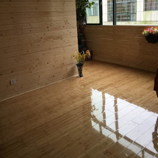 Fengchun Bamboo Floor Carbonization Flat Press EO Environmental Protection Pure Bamboo Flooring Top Ten Brands Factory Direct Sales 12mm Thick