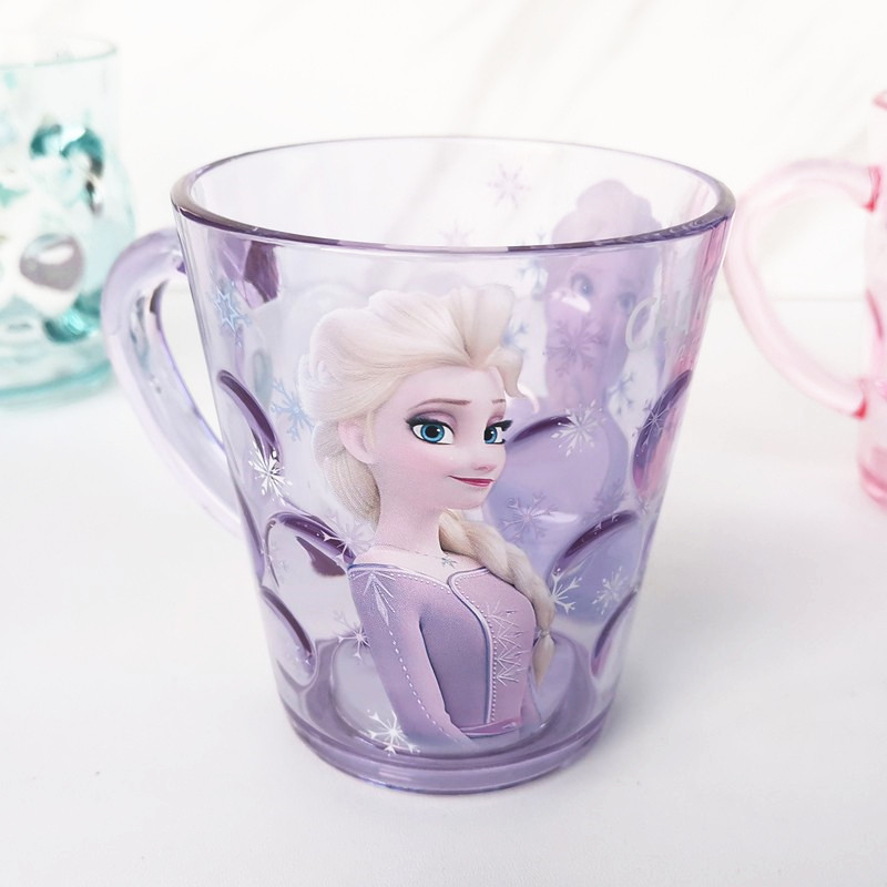 Frozen mouthwash cup children's Aisha crystal cup handle water cup home Aisha tooth cylinder Aisha brushing cup