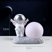 Серебряный космонавт, луна