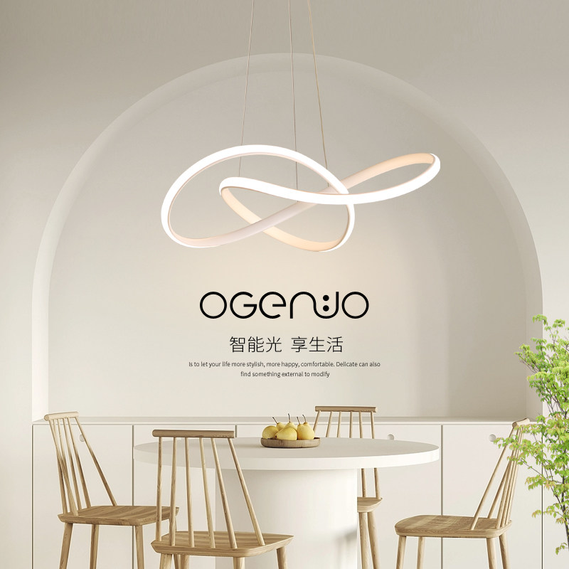 欧歌诺餐厅吊灯如何实现现代简约风创意环绕型吧台天猫智能手机APP控制灯?-智能灯光原智能-淘宝好物网