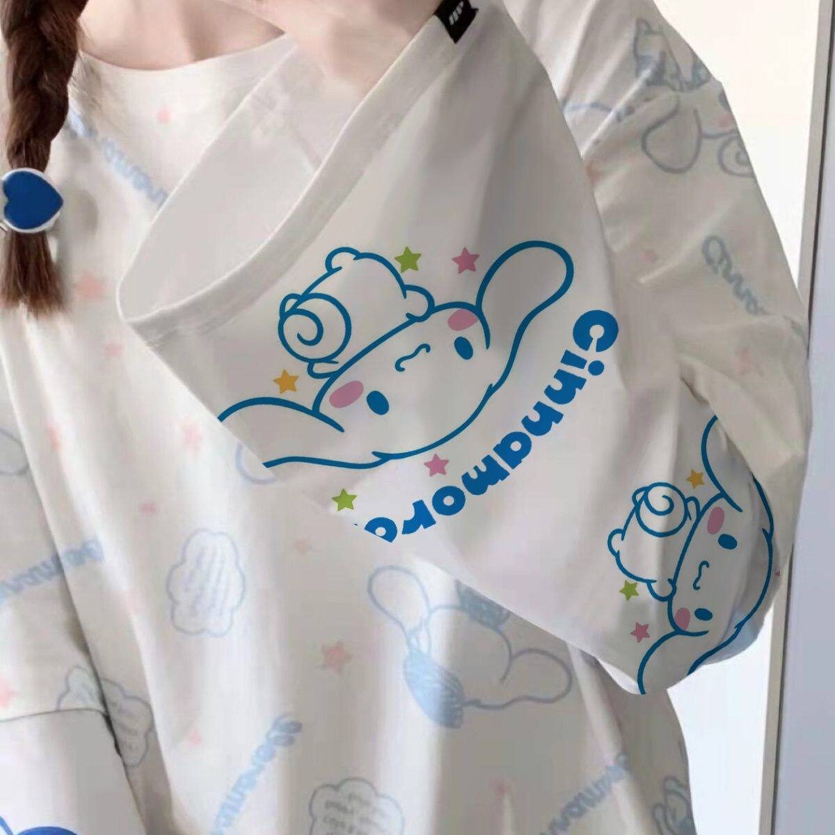 Ice sleeve Yugui dog loose sleeve Sanrio sunscreen ice sleeve ins student breathable anti-UV summer ice silk