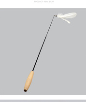 New feather bell cat stick super long bendable telescopic wooden cat stick cat toy