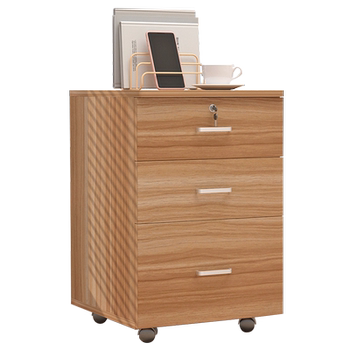Low cabinet wooden side cabinet small cabinet with lock storage cabinet