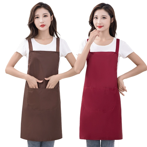 Модный водонепроницаемый фартук для работы, делается под заказ, с печатью вашего логотипа, в корейском стиле