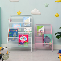   Shelf Bookshelf Newspaper and magazine rack Newspaper rack Storage magazine office floor book rack Newspaper rack multi-layer