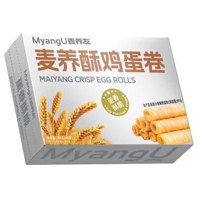 【麦养友】麦养酥鸡蛋卷休闲零食低糖营养早餐解馋下午茶饱腹代餐