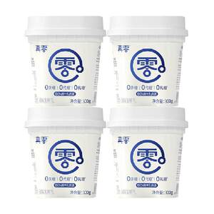 真零0添加蔗糖GI酸奶300g*4罐