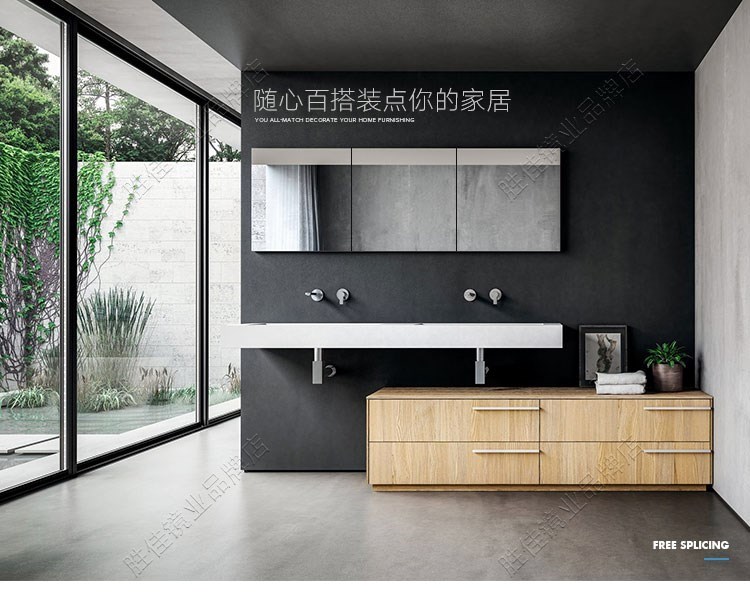 Gương treo tường thân gương không khung kết hợp treo tường dán phòng khách khâu ống kính ký túc xá sinh viên lắp gương - Gương gương kính dán tường