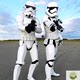 Mist Star Wars cos suit black warrior stormtrooper white soldier 1:1 ໝວກກັນກະທົບໃສ່ເກາະ EVA costume cos road