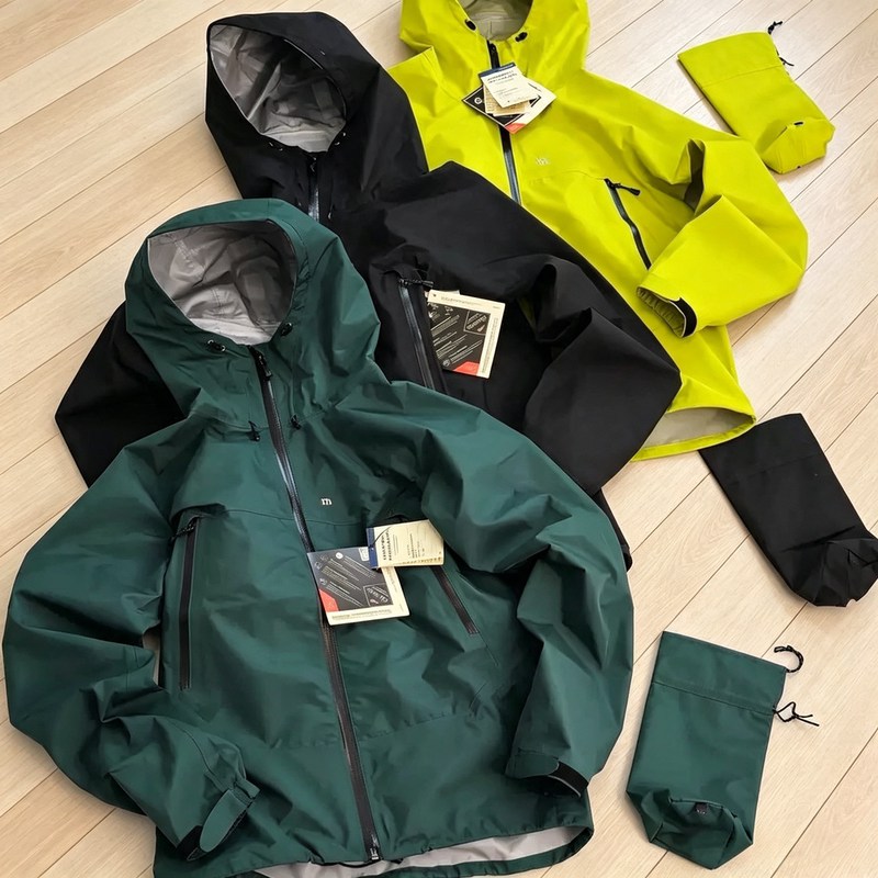 26 Autumn/Winter New Meijia Outdoor Rain Dancer Gtx Laminated Hardshell Waterproof Jacket with Hood Couple's Coat