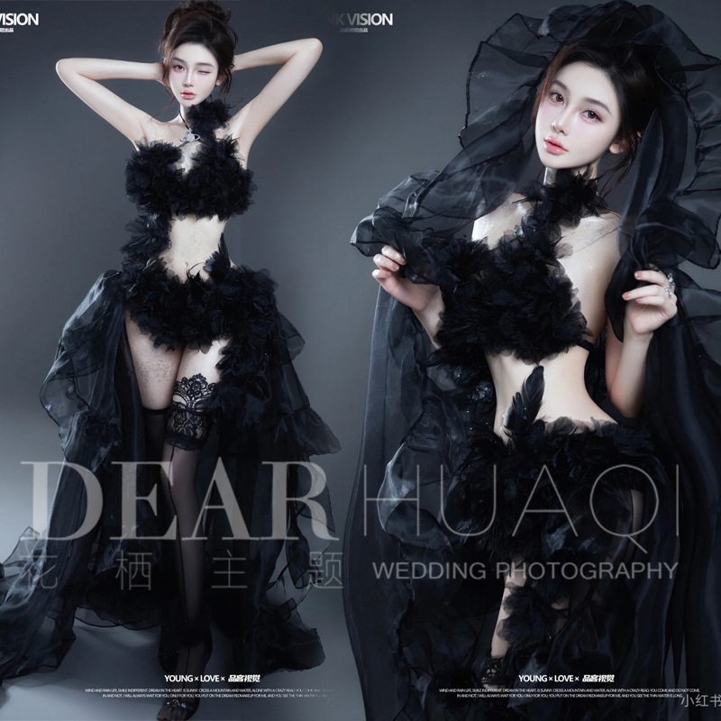 Photo Studio New Sexy Pure Desire Dark Butterfly Elf Private Photo Shoot Clothing Nightclub Stage Performance Dress Photo Studio New Sexy Pure Desire Dark Butterfly Elf Private Photo Shoot Clothing Nightclub Stage Performance Dress