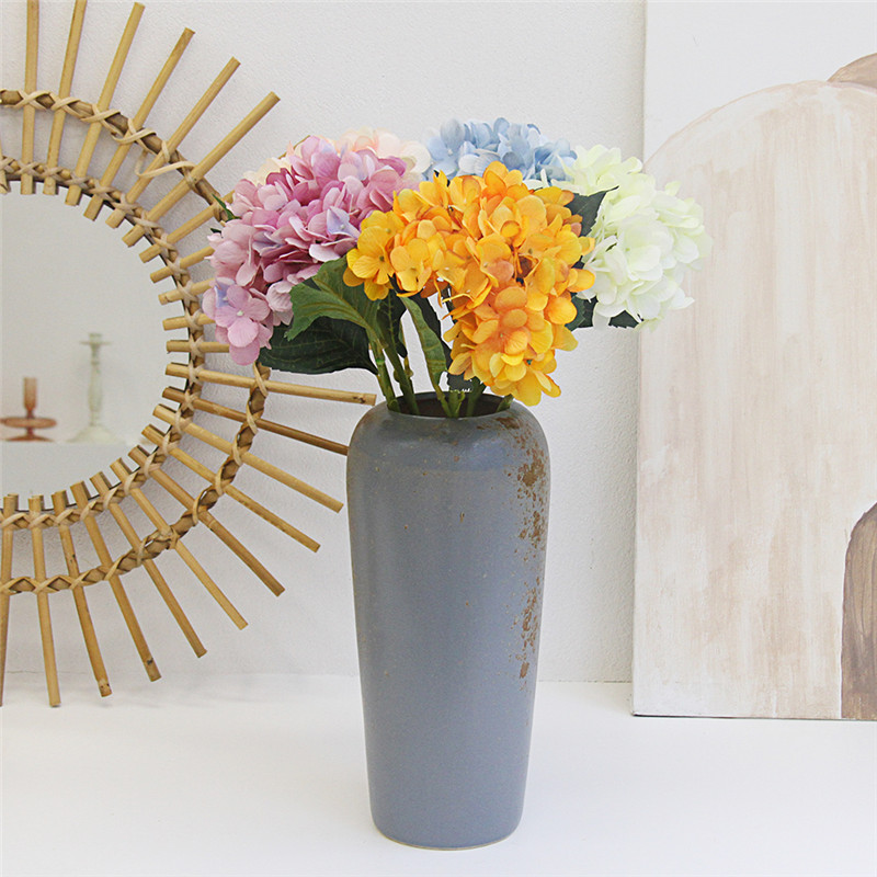 Cool sheng simulation flower embroidered ball bouquet fake flower pendulum piece living room table decoration wedding hand holding flower TV cabinet decoration flower