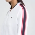 Skechers Skechers sọc màu phù hợp với áo khoác dài tay cổ áo bóng chày của phụ nữ Áo khoác thể thao nữ L120W023 - Áo khoác thể thao / áo khoác