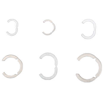 Corrugated tube 4-point nut accessories snap ring retaining ring
