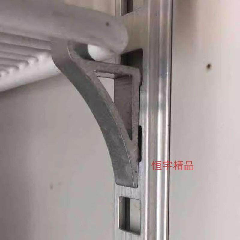 Large Aluminum Hook Refrigerator Clip Refrigerator Shelf Aluminum Clip Beverage Cabinet Freezer Aluminum Hook Support Ladder Hook
