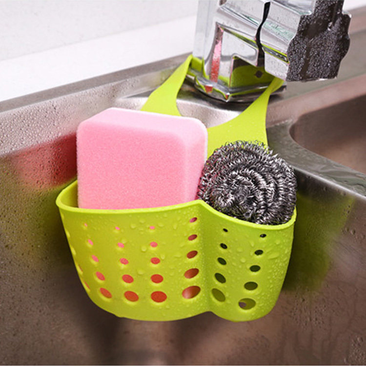 Adjustable sink Plastic draining basket containing hanging basket Kitchen Small Supplies Kitchenware Shelve Shelf Drain Shelf