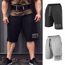 Gasp fitness training cotton shorts Gai Shipu bodybuilding sports leisure loose breathable cotton five-point pants shorts