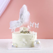 Net red flower rose 2022 new simulation cake model popular creative birthday plastic sample custom bag