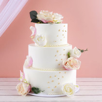 Three-layer cartoon crown Flower Net red 2021 new simulation model birthday plastic window sample customization