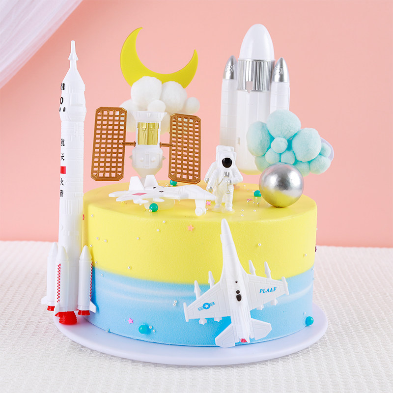 Cake model emulation 2022 new net red cartoon popular birthday fake cake plastic samples can be customized