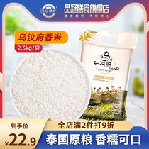 Pinguan food Thailand raw grain imported jasmine rice current season new rice long grain rice 5 10 kg vacuum pack
