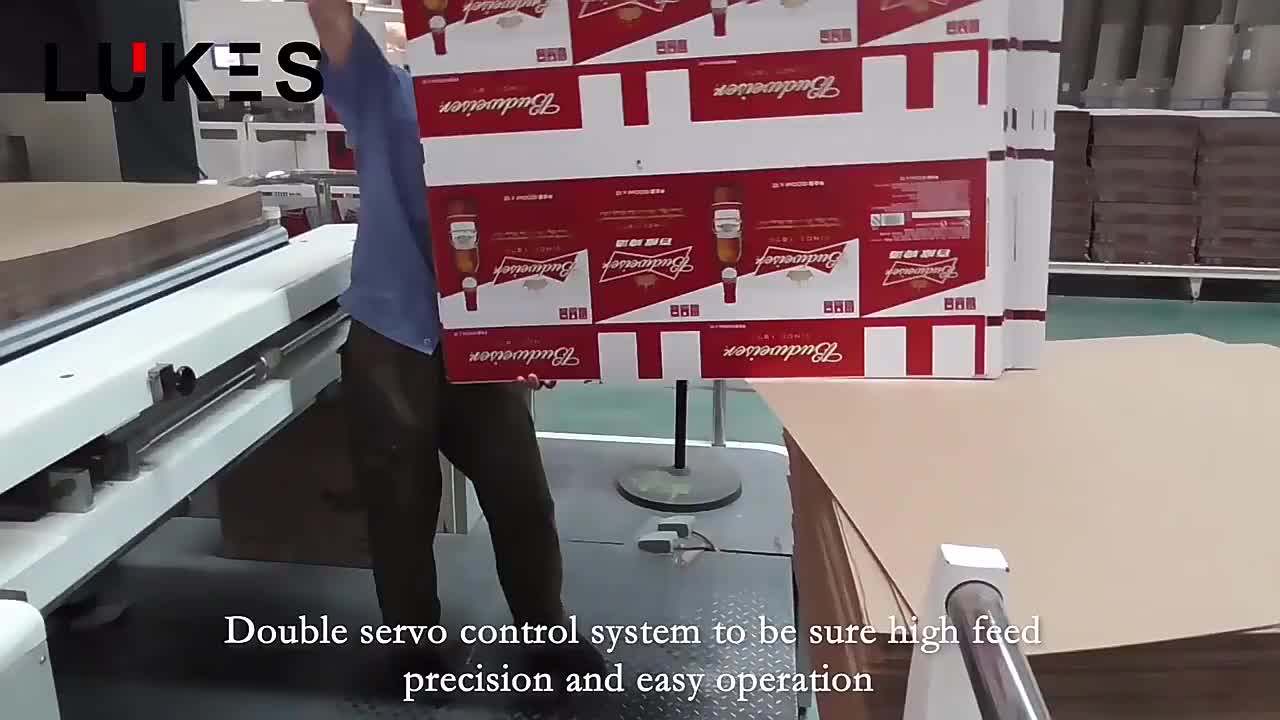 1650g Corrugated Paper High Speed Fully Automatic Die Cutting Creasing ...