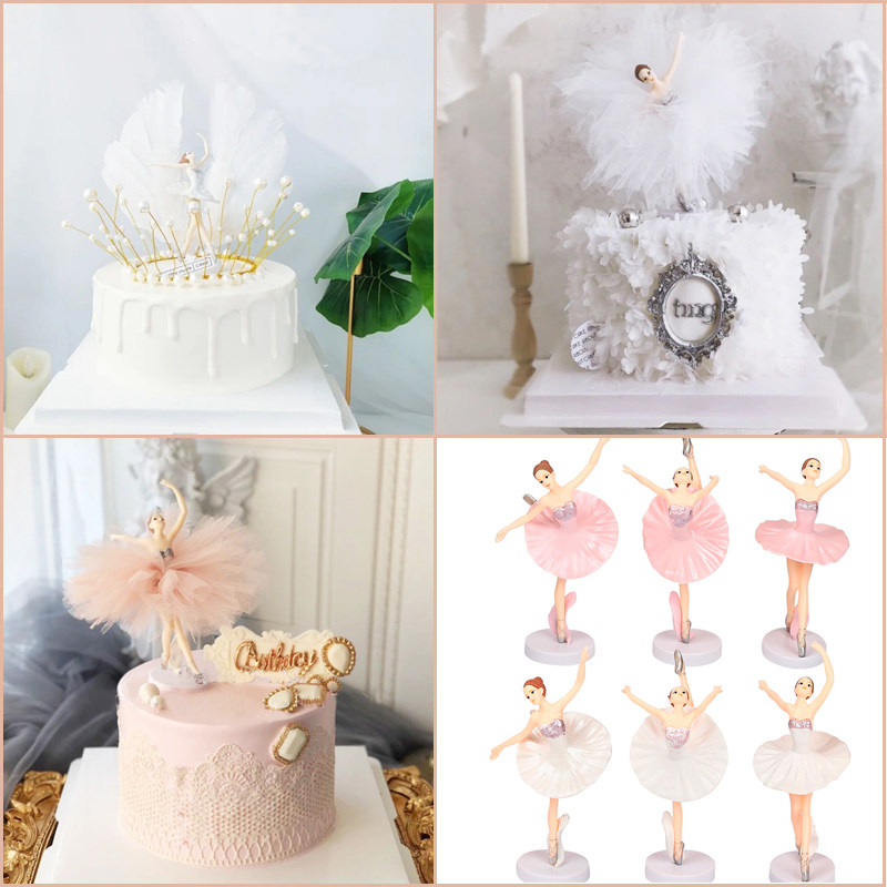 Yarn Dress Ballet Dancer Girl Cake Swing Piece Meritocracy Dance Girl Girl Birthday Dessert Dress Plugin Plugin