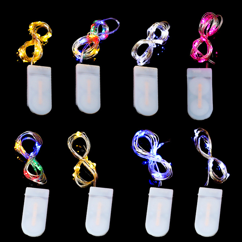 Copper wire LED light string cake decoration flowers gift box decoration led warm yellow light with romantic creative birthday party lights