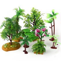 Baking decoration Forest coconut ornaments dinosaur decoration ornaments childrens birthday party dessert table dress plug-in