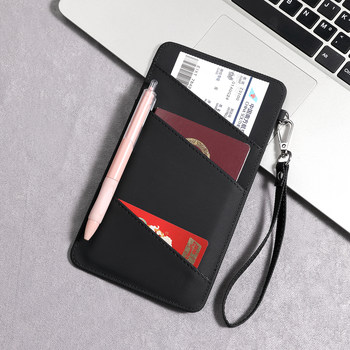 Passport Bag, Multi-Functional Ticket and Change Storage, Portable, Lightweight, Carry-On Passport and Ticket Holder for Overseas Travel