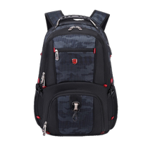 Junior high school students schoolbags boys high school students extra-large capacity multi-layer pockets college waterproof burden-reducing spine protection backpacks for high school students