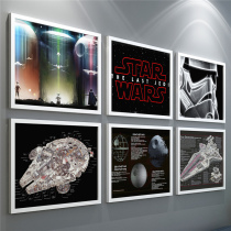 Star Wars Series Millennium Falcon poster poster Hanging Rogue One Movie Mural Cafe Modern Decorative Painting