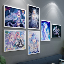 RE from scratch another world two-dimensional animation poster Lim Emilia dormitory decoration mural hanging wall