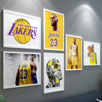 James poster Heat Lakers Knight win the title hanging painting Kobe Harden picture NBA Curry Jordan photo wall
