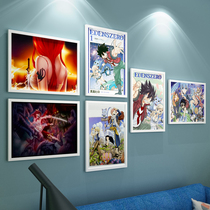 Fairys Tail Photo Wall Anime Magic Guide Boy Comics Around Naz Lucy Poster Decorative Painting Photo Frame Wall