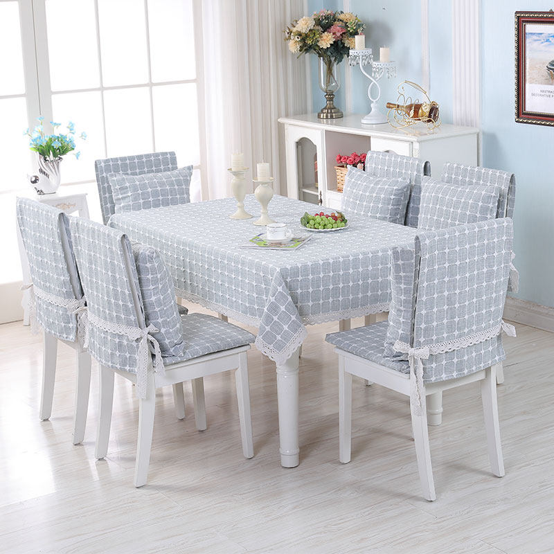 Dining chair cushion Cushion Suit All Season Universal Table Cloth Table Cloth Art Rectangular Home Cotton Linen Modern Minimalist Cover