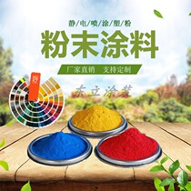 Indoor and outdoor thermosetting electrostatic powder coating Epoxy polyester plastic powder High Yaping non-light protection spraying fireproof powder