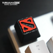 Tháp pháo DOTA2 vật lý ngoại vi bàn phím cơ kẽm hợp kim nhôm dập nổi nút keycap